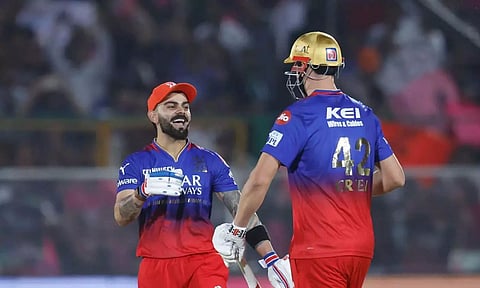 விராட் கோலி அபார சதம்: ராஜஸ்தானுக்கு 184 ரன்கள் வெற்றி இலக்காக நிர்ணயித்தது ஆர்சிபி