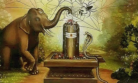 திருவானைக்காவல் கோவில் எழுந்த வரலாறு