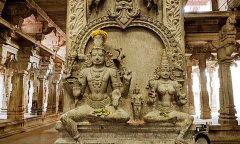 ஆனைக்கா அண்ணலை வழிபட்டு பூதங்களை அழித்த பராசரன்