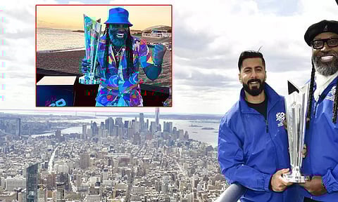 பயணத்தை தொடங்கியது டி20 உலகக் கோப்பைக்கான டிராபி