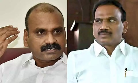 ஆ.ராசா வாகனத்தை அதிகாரிகள் சோதனை செய்வதில்லை