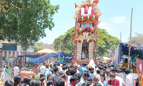 தேன்கனிக்கோட்டை மதனகிரி முனீஸ்வரசாமி கோவில் தேர்திருவிழா