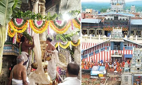 திருத்தணி முருகன் கோவிலில் சித்திரை பிரம்மோற்சவ விழா தொடக்கம்