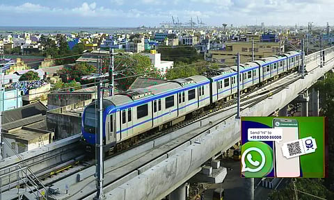வாட்ஸ்அப் மூலம் டிக்கெட் எடுக்கும் வசதி தற்காலிகமாக செயல்படவில்லை: சென்னை மெட்ரோ அறிவிப்பு