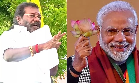 'படர்தாமரை உடலுக்கு கேடு; பாஜகவின் தாமரை இந்திய நாட்டுக்கே கேடு'- கருணாஸ்