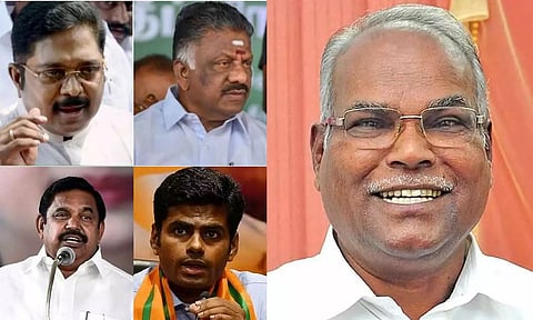 இ.பி.எஸ்., ஓ.பி.எஸ்., டி.டி.வி. ஆகியோர் அண்ணாமலைக்கு காவடி தூக்கியது அவமானம்- கே.பாலகிருஷ்ணன்