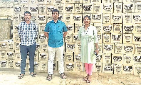 தேர்தல் பறக்கும்படை சோதனையில் ரூ.16 லட்சம் பீர் பாட்டில்கள் பறிமுதல்