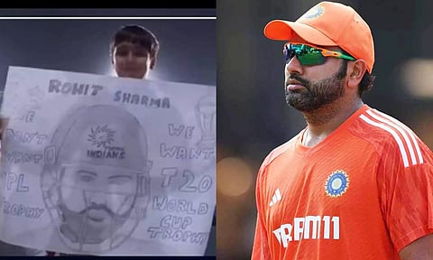 ஐபிஎல் கோப்பை வேண்டாம்..! ரோகித்துக்கு வேறு ஒரு கோரிக்கை வைத்த குட்டி ரசிகர்