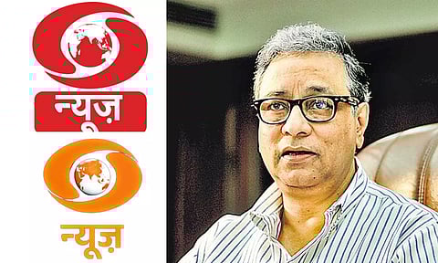 லோகோ மட்டுமல்ல தூர்தர்ஷன் முழுவதுமாகவே காவிமயமாகியுள்ளது - பிரசார் பாரதி முன்னாள் தலைவர்