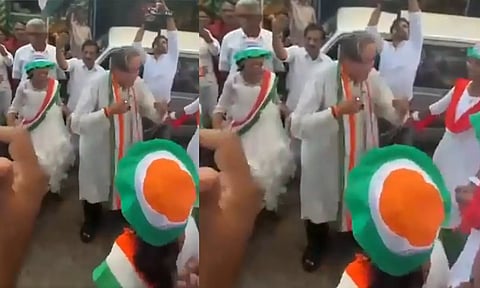 தேர்தல் பிரசாரத்தில் சசி தரூர் உற்சாக நடனம்- வைரலாகும் வீடியோ