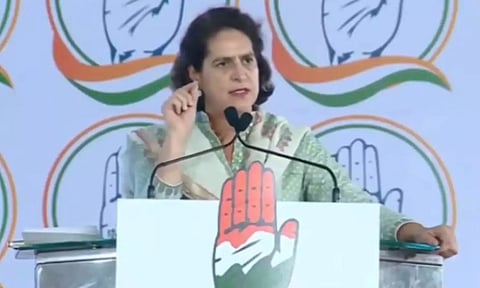 நாட்டிற்காக என் தாய் தனது தாலியை தியாகம் செய்தார் - பிரியங்கா காந்தி
