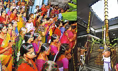 திருவல்லிக்கேணி பார்த்தசாரதி கோவிலில் சித்திரை மாத பிரம்மோற்சவம் கொடியேற்றத்துடன் தொடங்கியது