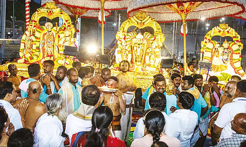 திருப்பதி ஏழுமலையான் கோவிலில் வசந்தோற்சவம் நிறைவு