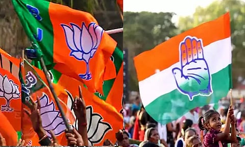 தேர்தல் நடத்தை விதிமீறல்- பாஜக, காங்கிரசுக்கு தேர்தல் ஆணையம் நோட்டீஸ்