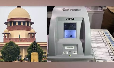 விவிபேட் இயந்திரத்தில் பதிவாகும் அனைத்து வாக்குகளையும் சரிபார்க்கக் கோரிய மனுக்கள் தள்ளுபடி- உச்ச நீதிமன்றம்