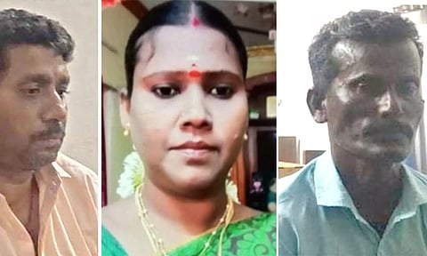 மின்சார கம்பியை மாற்றி அமைக்க ரூ.9 ஆயிரம் லஞ்சம் வாங்கிய பெண் அதிகாரி உள்பட 3 பேர் கைது