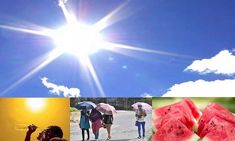 வெயிலில் இருந்து தற்காத்துக் கொள்ள அடிக்கடி தண்ணீர் குடிக்க வேண்டும்