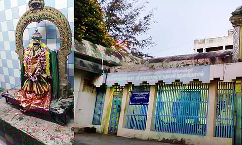 அம்மன் சிலைக்கு அபிஷேகம் செய்தால் பால் நீல நிறமாக மாறும் அதிசயம்