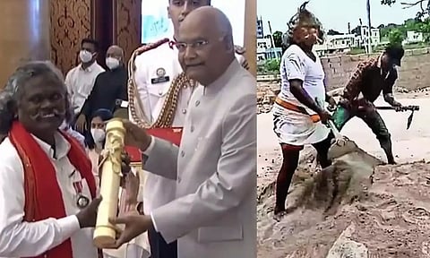 'பத்மஸ்ரீ விருது' பெற்றவர் தற்போது 'தினக்கூலி' - யார் இந்த மொகிலையா?