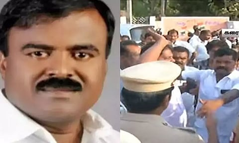 காங்கிரஸ் நிர்வாகி ஜெயக்குமாரின் உடலை வாங்க மறுத்து காங்கிரஸ் கட்சியினர் போராட்டம்