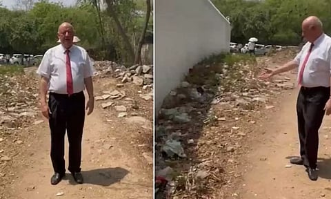 'குப்பைகள் நிறைந்த டெல்லி': இந்தியாவுக்கான டென்மார்க்கின் தூதரக அதிகாரி வீடியோ வெளியிட்டு கோரிக்கை