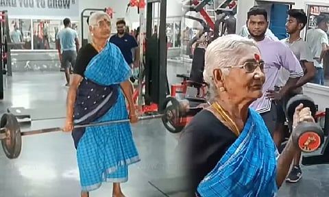 50 கிலோ எடையை தூக்கிய 82 வயது பாட்டி: பளு தூக்கும் போட்டியில் சாதித்த கிட்டம்மாள்
