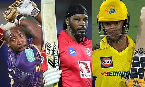 ஐபிஎல் தொடரில் குறைந்த பந்தில் 100 சிக்சர்கள்: ரஸல்- கெய்லுக்கு அடுத்தப்படியாக துபே