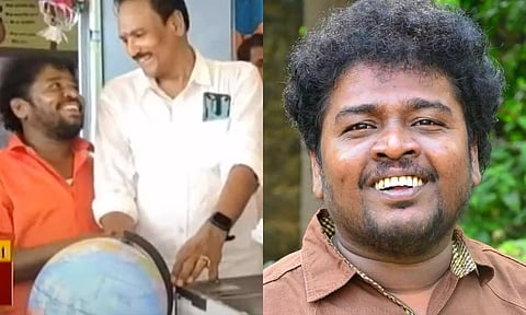 படித்த பள்ளிக்கு சீர்வரிசை வழங்கிய நடிகர் அப்புக்குட்டி