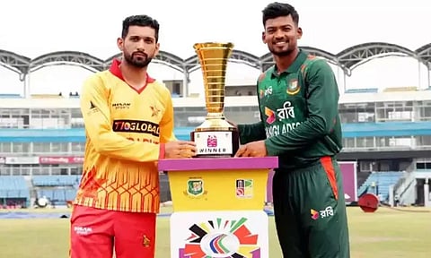 டி20 தொடரை வங்கதேசம் வென்ற நிலையில் கடைசி போட்டியில் ஜிம்பாப்வே ஆறுதல் வெற்றி