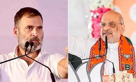 ராகுல் காந்தி அயோத்தி ராமர் கோவிலுக்கு செல்லாதது ஏன்? - அமித் ஷா கேள்வி