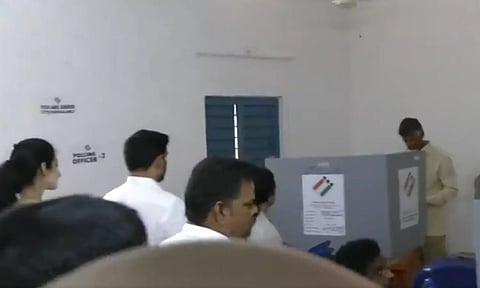 ஆந்திரா சட்டசபை தேர்தல்: விறுவிறுப்பான வாக்குப்பதிவு