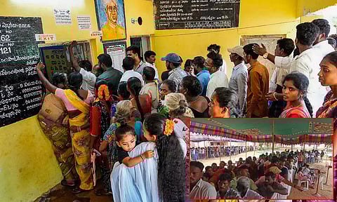 அதிகாலை 2 மணிக்கு கடைசி வாக்கு: ஆந்திராவில் இதுவரை இல்லாத அளவிற்கு 81.86 சதவீத வாக்குப்பதிவு