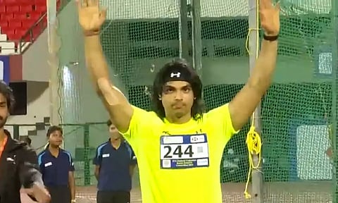 பெடரேசன் கோப்பை: ஈட்டி எறிதலில் தங்கம் வென்றார் நீரஜ் சோப்ரா