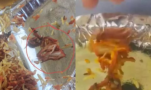 சைவ உணவுக்கு பதிலாக சிக்கன் பிரியாணி வினியோகித்த நிறுவனம்