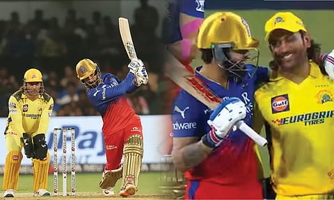 பெங்களூரு அணி 218 ரன்கள் குவிப்பு: பிளே ஆப் போட்டிக்கு தகுதி பெறுமா சென்னை?