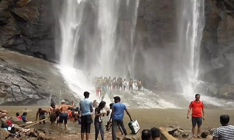 தொடர் மழை: கொல்லிமலை ஆகாய கங்கை நீர்வீழ்ச்சியில் குளிக்க தடை