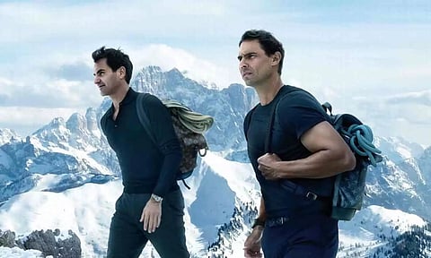 ரோஜர் பெடரர் - ரஃபேல் நடால்: விளம்பர பிரசாரதிற்காக ஒன்றாக இணைந்த பிரபல டென்னிஸ் வீரர்கள்