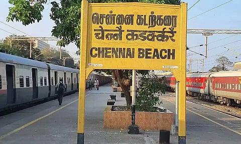 எழும்பூர் - கடற்கரை 4-வது ரெயில் பாதை பணி: ஆகஸ்டில் நிறைவடையும்