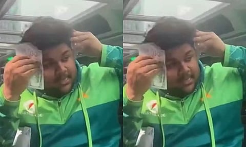 கரன்சியால் வியர்வையை துடைக்கும் அசம் கானின் வீடியோவால் சர்ச்சை