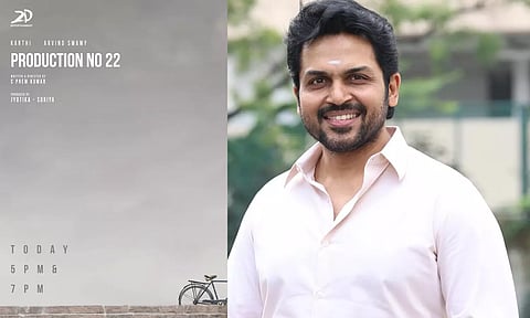 'கார்த்தி 27' படத்தின் முக்கிய அப்டேட் இன்று மாலை வெளியாகிறது