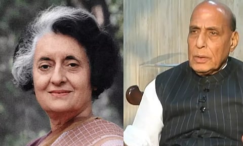 "இந்திரா காந்திதான் முன்னுரையை மாற்றினார்".. பாஜக ஒருபோதும் அரசியலமைப்பை மாற்றாது - ராஜ்நாத் சிங் பேட்டி