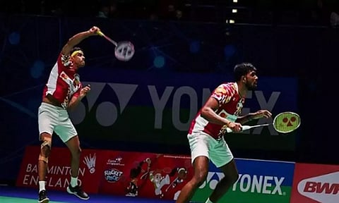 சிங்கப்பூர் ஓபன் பேட்மிண்டன்: அதிர்ச்சி தோல்வி அடைந்த சாத்விக்-சிராக் ஜோடி