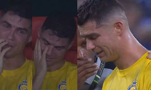 தோல்வியால் கண்ணீர் விட்டு கதறிய கேப்டன் ரொனால்டோ - உருக்கமான வீடியோ