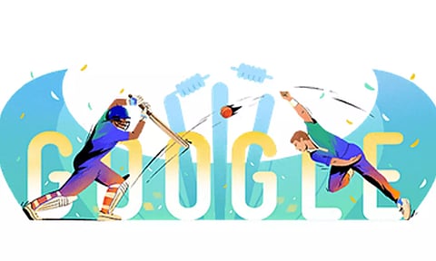 டி20 உலகக் கோப்பை கிரிக்கெட் போட்டி- சிறப்பு டூடுல் வெளியிட்ட கூகுள்