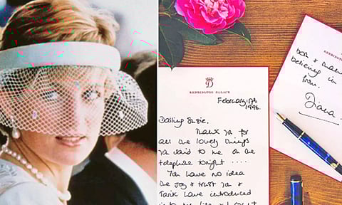 ஏலத்திற்கு வரும் இளவரசி டயானாவின் கடிதங்கள்