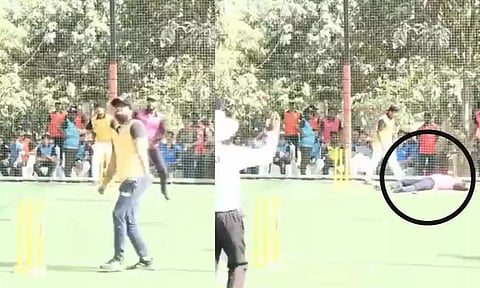 சிக்சர் விளாசிய அடுத்த நொடியில் உயிரிழந்த வாலிபர்- அதிர்ச்சி வீடியோ