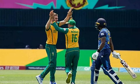 டி20 உலகக் கோப்பை: இலங்கையை மிரட்டிய தென் ஆப்பிரிக்கா