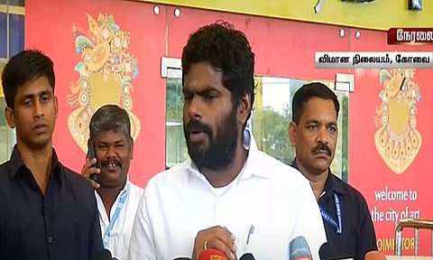 எடப்பாடி பழனிசாமி- எஸ்.பி. வேலுமணி இடையே உட்கட்சி பிரச்சனை: அண்ணாமலை