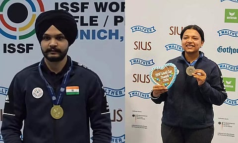 முனிச் உலகக் கோப்பை துப்பாக்கிச்சுடுதல்: தங்கம், வெண்கலத்துடன் இந்தியா 4-வது இடம்