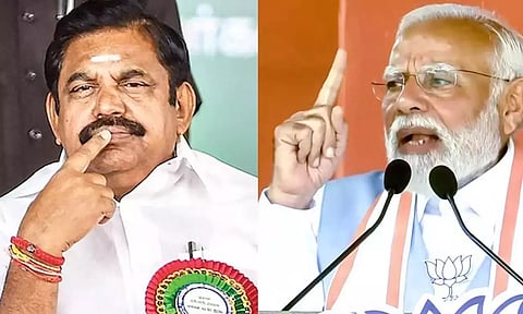 3-வது முறை பிரதமராக பதவியேற்க உள்ள மோடிக்கு எடப்பாடி பழனிசாமி வாழ்த்து